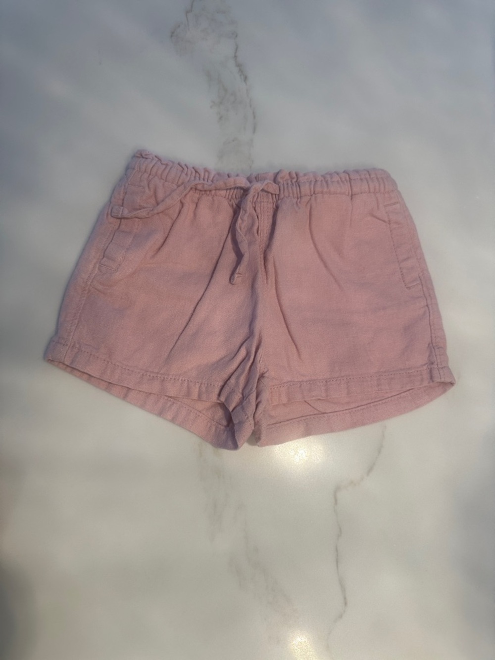 Old Navy Light Pink Drawstring Athletic Shorts